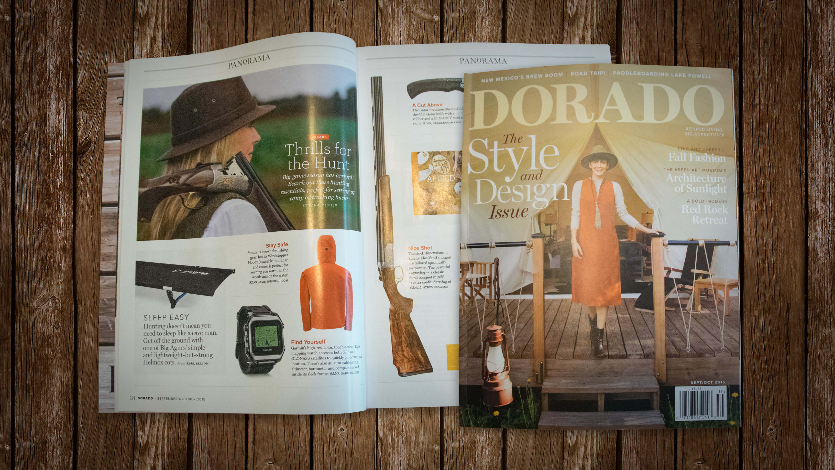 [Dorado Magazine 09.15 ] Panorama: Gear