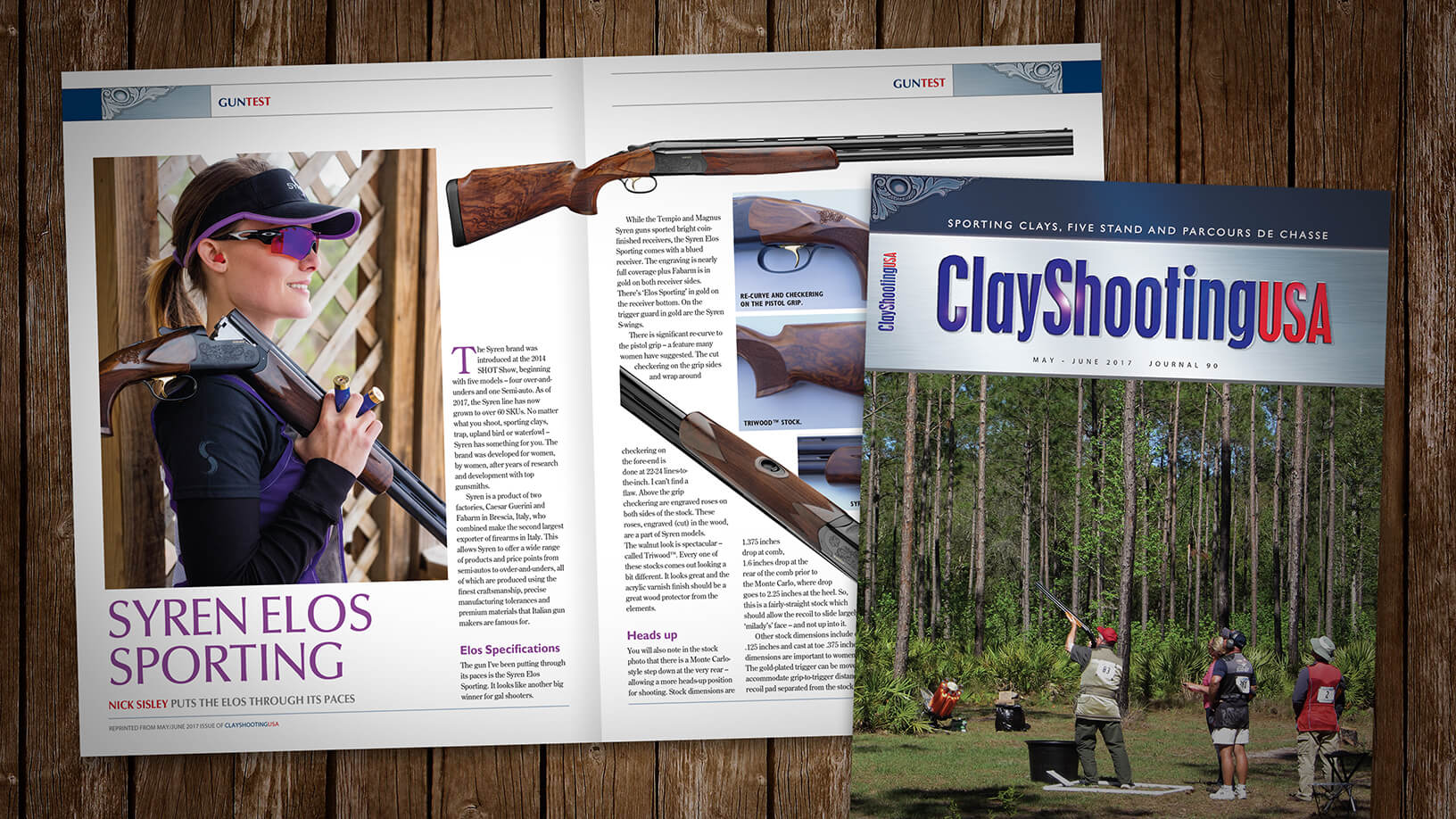 [Clay Shooting USA: 05:17] Gun Test: Syren Elos Sporting
