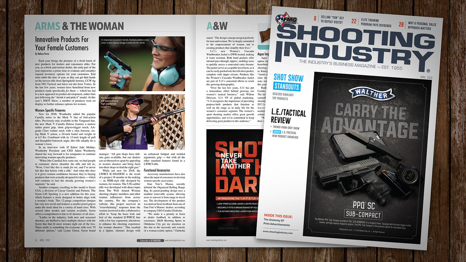 [Shooting Industry Mag 04:18] Arms & The Woman
