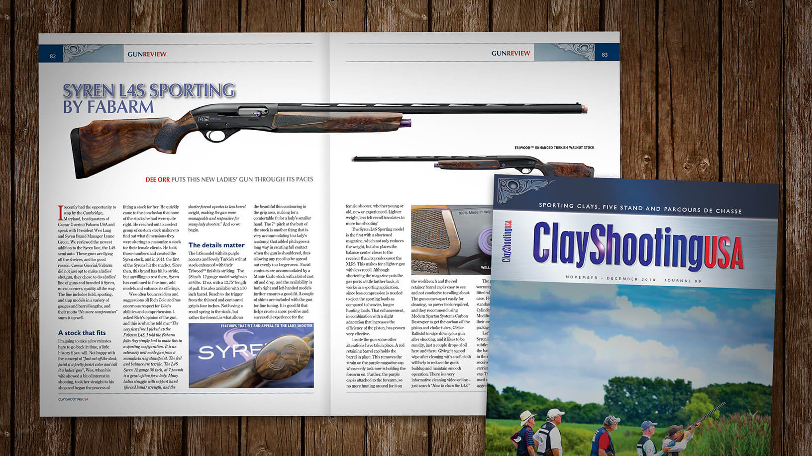 [Clay Shooting USA: 11:18] Gun Review: Syren L4S Sporting