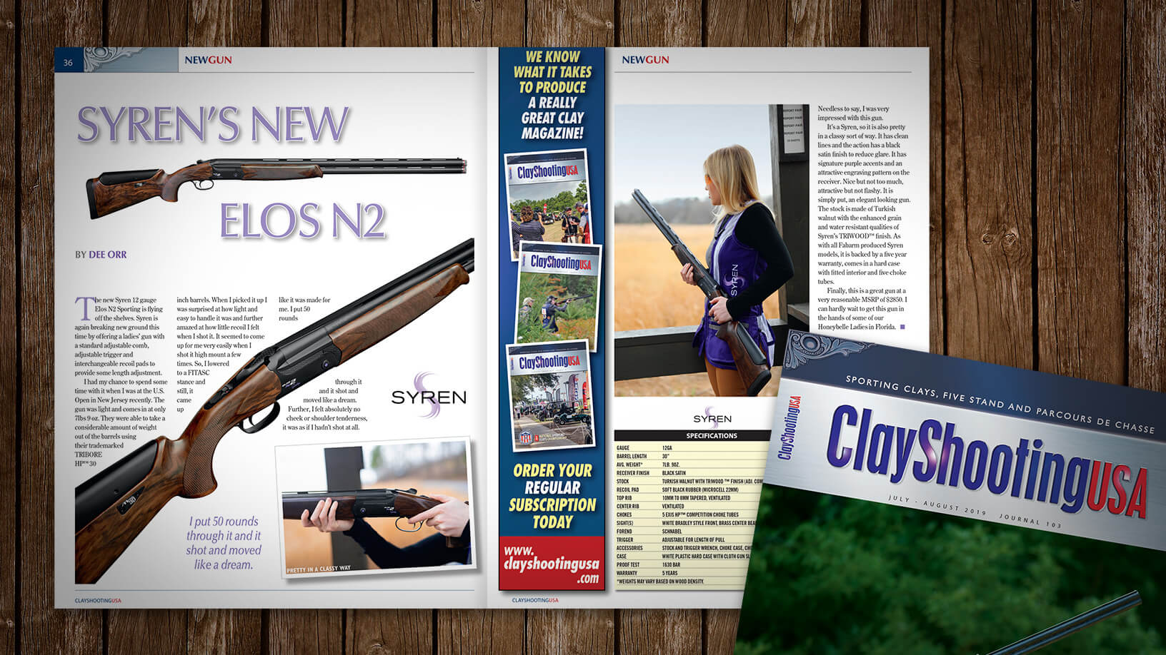 [Clay Shooting USA: 07:19] Gun Review: Syren Elos N2 Sporting