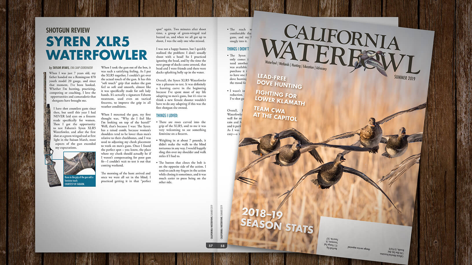 [California Waterfowl] Shotgun Review: Syren XLR5 Waterfowler