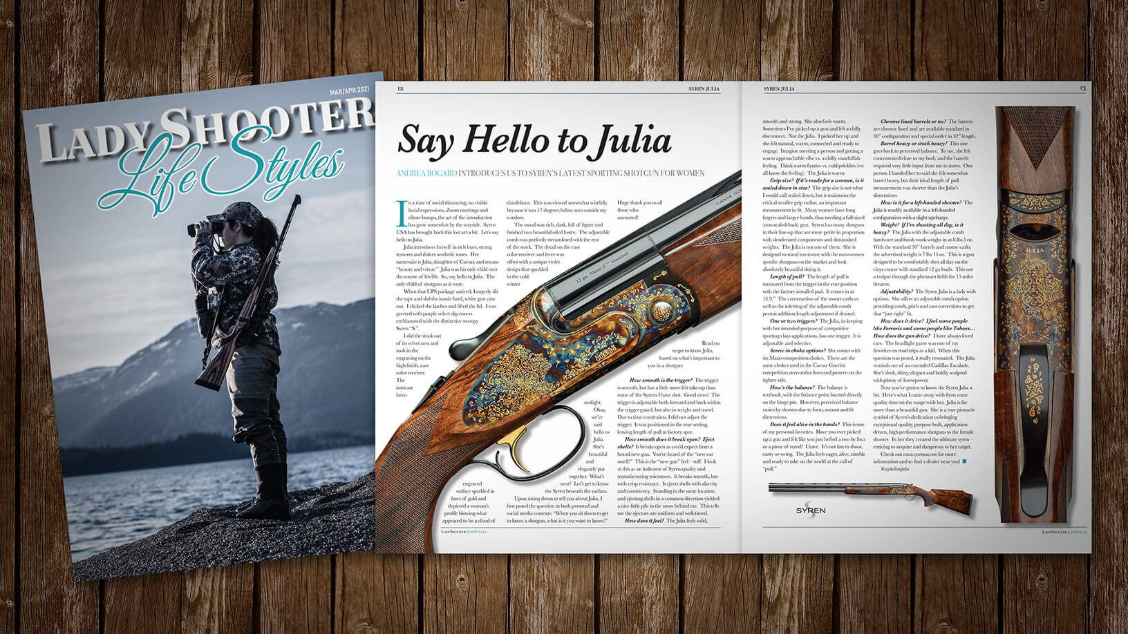 [LadyShooter Lifestyles: 04:21] Say Hello To Julia by Andrea Bogard