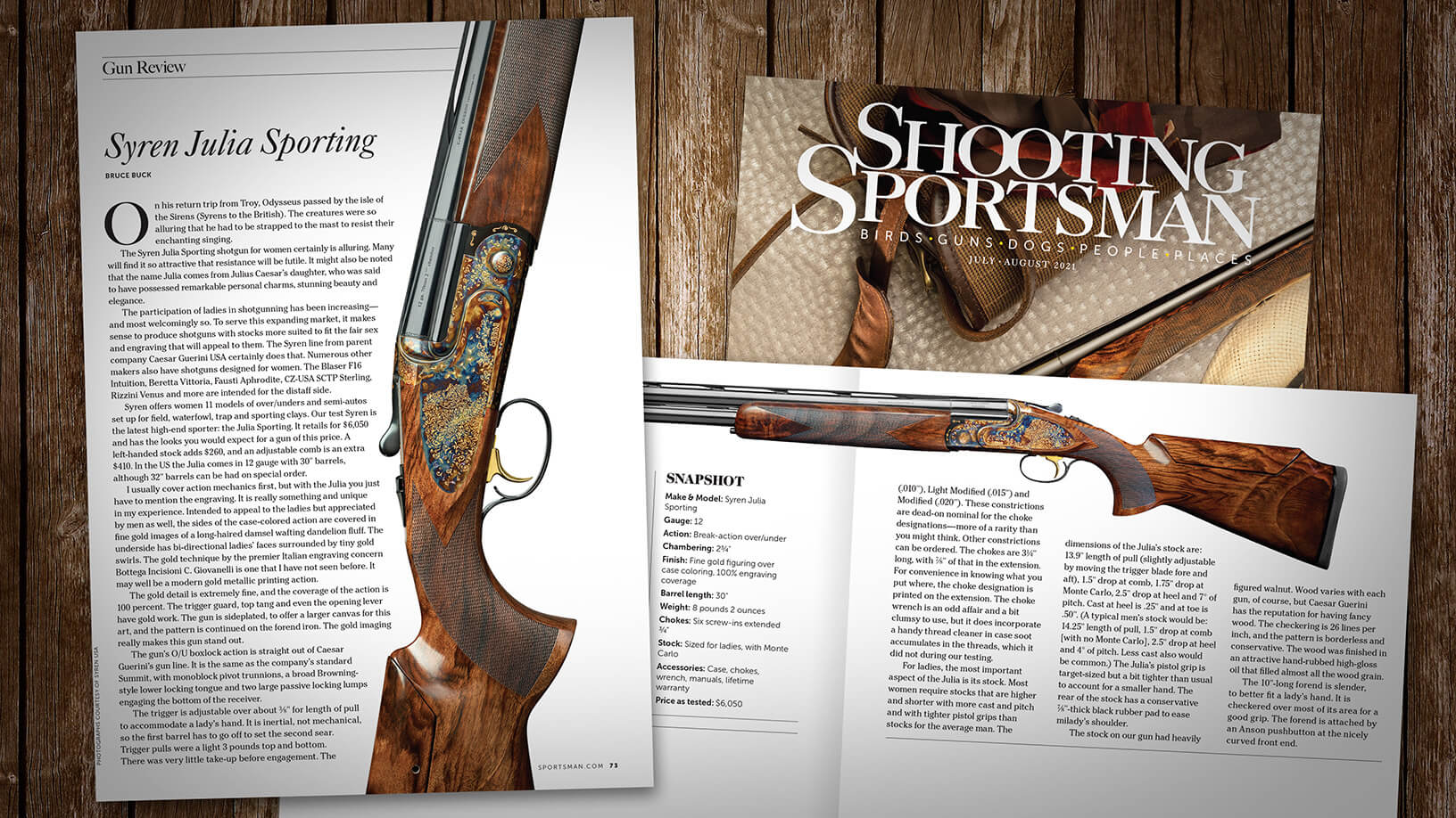 [Shooting Sportsman 06:21] Gun Review: Syren Julia Sporting by Bruce Buck