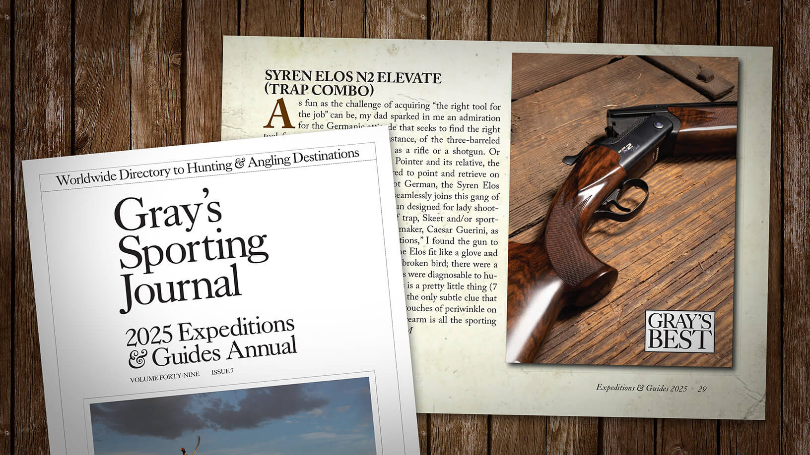 [Gray’s Sporting Journal 01.25] Gray’s Best: Syren Elos N2 Elevate Trap Combo